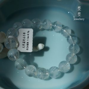 兰雪，蓝针石水晶素面 - 图片 16
