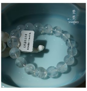 兰雪，蓝针石水晶素面 - 图片 23