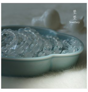 兰雪，蓝针石水晶素面 - 图片 4