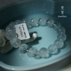 兰雪，蓝针石水晶素面 - 图片 17