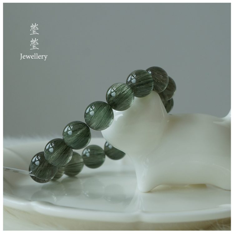 绿窈，原色绿发晶素珠