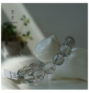 是夜，黑发晶素面圆珠 - 图片 18