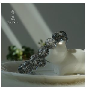 是夜，黑发晶素面圆珠 - 图片 7
