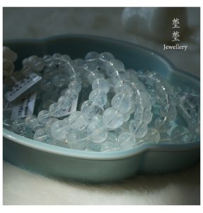 兰雪，蓝针石水晶素面 - 图片 14