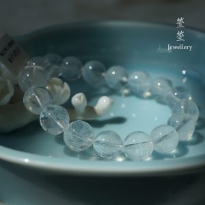 兰雪，蓝针石水晶素面 - 图片 9