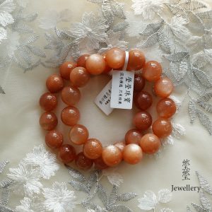 夜月，金橙月光石素珠 - 图片 31