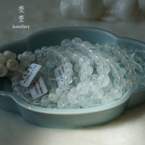 兰雪，蓝针石水晶素面 - 图片 7