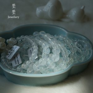 兰雪，蓝针石水晶素面 - 图片 18