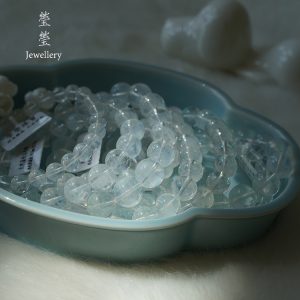 兰雪，蓝针石水晶素面 - 图片 20