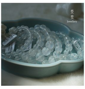 兰雪，蓝针石水晶素面 - 图片 15