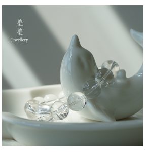 清澄，白水晶素面圆珠 - 图片 3