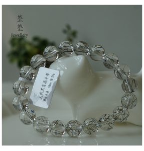 是夜，黑发晶素面圆珠 - 图片 35
