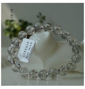 是夜，黑发晶素面圆珠 - 图片 34