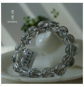 是夜，黑发晶素面圆珠 - 图片 9