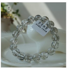 是夜，黑发晶素面圆珠 - 图片 29