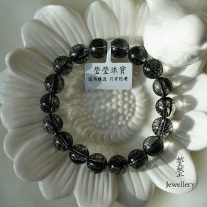 是夜，黑发晶素面圆珠 - 图片 58