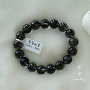 是夜，黑发晶素面圆珠 - 图片 45