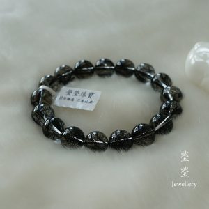 是夜，黑发晶素面圆珠 - 图片 47