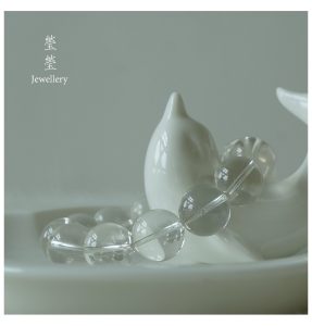 清澄，白水晶素面圆珠 - 图片 4