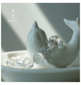 清澄，白水晶素面圆珠 - 图片 2