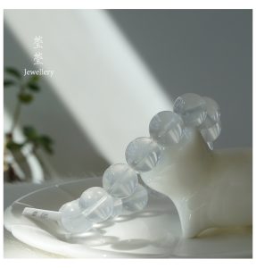 雪腴，星光奶白晶素珠 - 图片 18