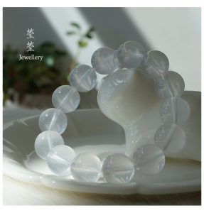 雪腴，星光奶白晶素珠 - 图片 16