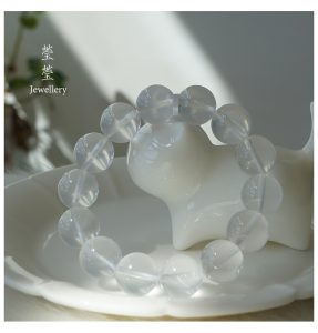 雪腴，星光奶白晶素珠 - 图片 22