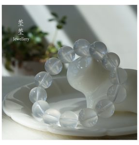 雪腴，星光奶白晶素珠 - 图片 28