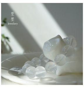 雪腴，星光奶白晶素珠 - 图片 26