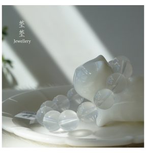 雪腴，星光奶白晶素珠 - 图片 25