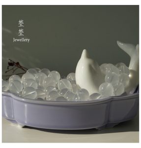 雪腴，星光奶白晶素珠 - 图片 11